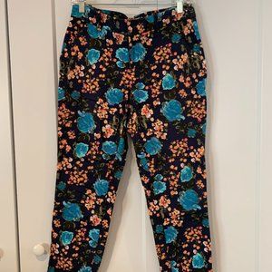 Merona Floral Cropped Pants